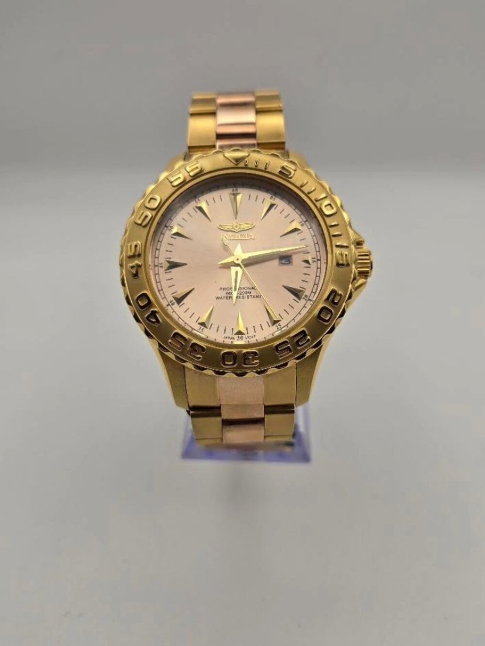 Invicta Pro diver 15497 Rose tone dail Stainless steel men's watch